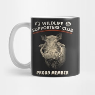 Warthog Boar Close-up for Wildlife Supporters Mug